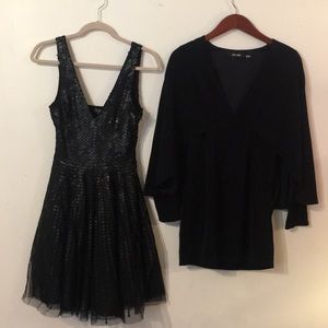 Parker Black Label & Do+Be LBD Dress Bundle S 2